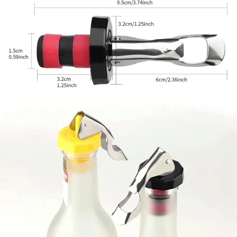 1/12 個真空ボトルストッパーシリコーンワインボトルストッ - Wine Preservation Pump のレビューと価格