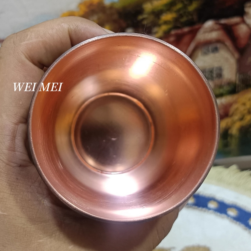 手作りの銅製朝食コーヒーカップ、パターンランダムユニークな友 - Mule Copper Mug のレビューと価格